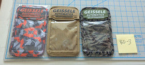 2026 Geissele Badge Holder Lanyard Shot Show FDE Red Camo tigerstripe Lot Of 3