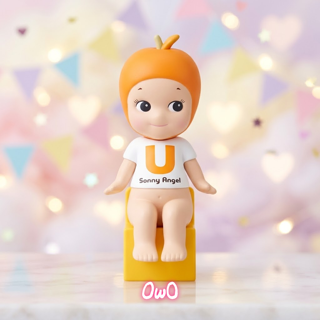 Sonny Angel 12th Anniversary Sitting Apple Figure 2016 Letter U