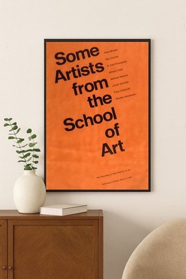  ️ Some Artists from the School of Art Poster - 24x36   
