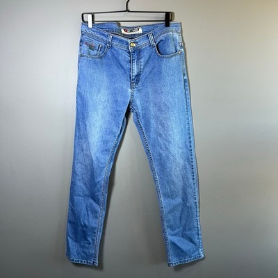 Franco Lucci Men's Straight Leg Jeans Turkey Model Size 34