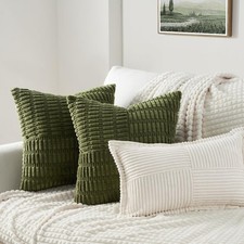 Vakado Outdoor Outdoor Pillow Covers 26x26 Corduroy Home Décor