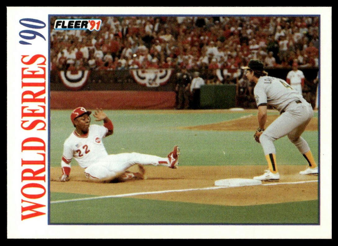 1991 Fleer #2 Billy Hatcher World Series