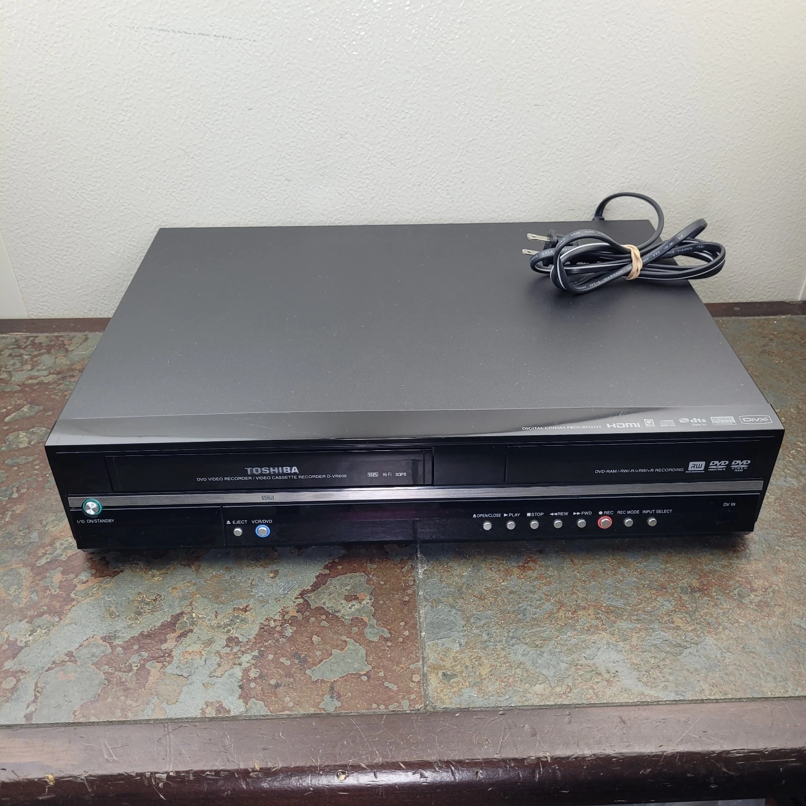 Toshiba D-VR600KU DVD Recorder HDMI 1080P | Tested, Working - No Remote - USED