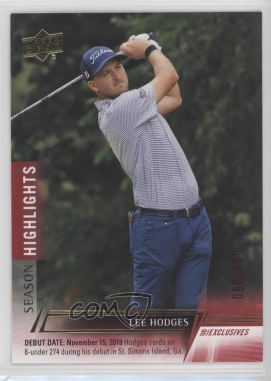 2024 Upper Deck Debuts UD Exclusives 60/100 Lee Hodges #73 Rookie RC bp9