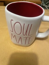 Rae Dunn Soul Mate Ceramic Mug Red Font By Magenta Valentine Wedding Gift