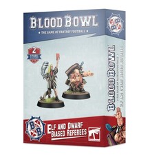 Parteiische Schiris Elf und Dwarf Warhammer Blood Bowl Tabletop Football NEU/OVP