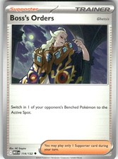 Boss's Orders 114/132 Uncommon Mega Evolution Pokemon Near Mint