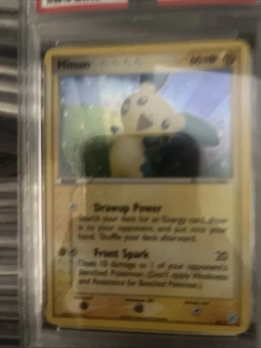 2006 Pokemon EX Minun Holo Trainer Kit PSA 6
