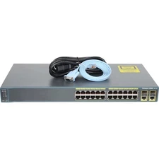 Cisco Catalyst WS-C2960-24TC-L 24P 10/100 2P RJ-45/SFP Switch