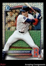 2025 Bowman Chrome Mega Box Prospects #BCP167 Roman Anthony ROOKIE RED SOX