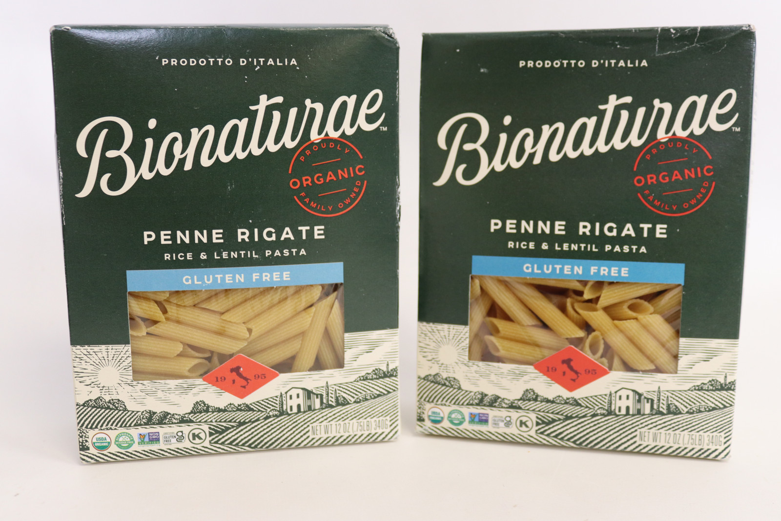Pasta Bionaturae Orgánica - Penne Rigate 12 OZ 2 paquetes
