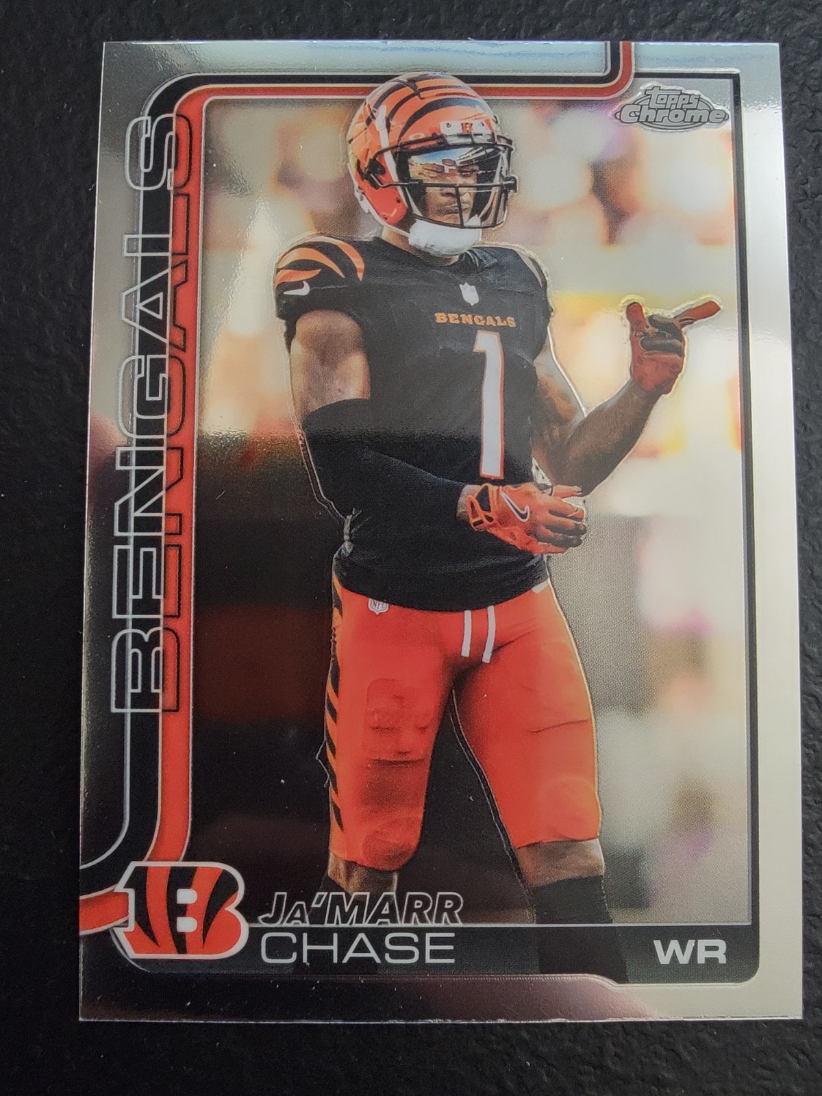 2025 Topps Chrome Football Ja'Marr Chase #58 Base Card
