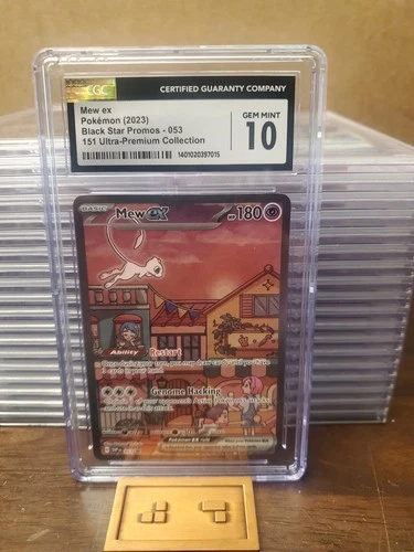 2023 Pokémon Black Star Mew EX #53  CGC 10