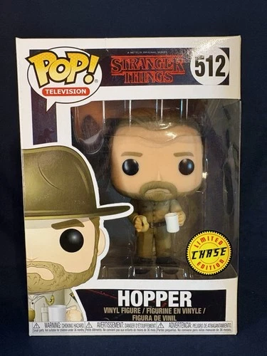 Funko Pop! Television Stranger Things Hopper With Donut #512 CHASE
