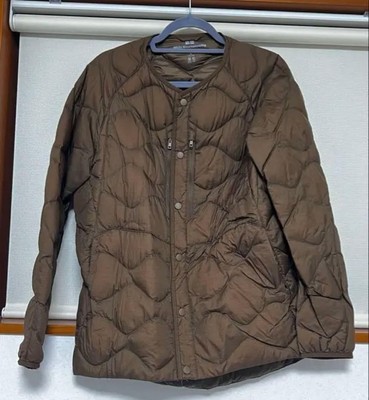 White Mountaineering UNIQLO ULTRA LIGHT DOWN Brown M Lightweight Jacket
