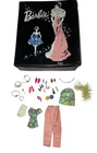 Vintage 1962 Barbie Ponytail Black Carry Case With Some Clothes Doll Accessories