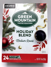 Green Mountain Coffee Holiday Blend 24 K Cup Pods Medium Roast Exp.2026