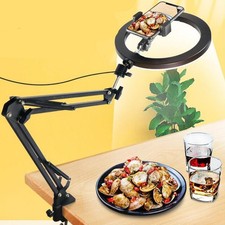 Lacooppia Cell Phone Holder Overhead Stand Articulating Arm for Baking Crafting