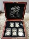 The Complete Set Of American Eagle Silver Dollars Set
