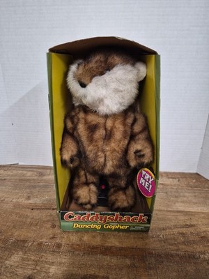 Vintage Original Caddyshack Dancing Gopher Open Box  I m All Right  Song