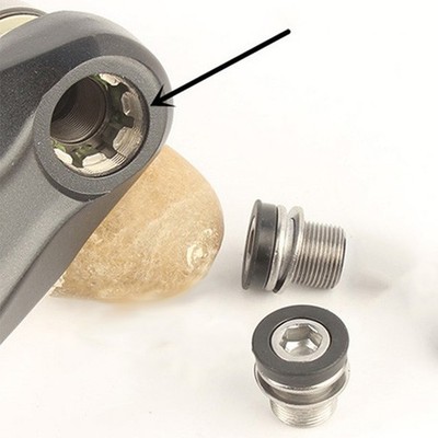 Reliable Steel CrankArm Bolts for ISIS Axle M15 Thread Diameter 2 Pack