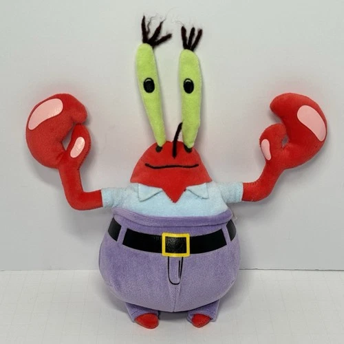 Ty Beanie Vtg 2006 MR. KRABS the Crab 8" SpongeBob Squarepants Plush Toy Nick