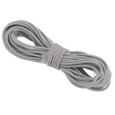 Elastic Cord Heavy Stretch String Rope 1/8" 11 Yards Grey for Crafting