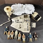 SNOWSPEEDER HOTH LOT SOLDIER HAN LEIA STAR WARS ACTION FIGURE DIORAMA WEAPON
