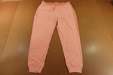 Mandala Womens Size Large Dusty Pink 7 Pocket High Waisted Jogger Scub Pant NWT