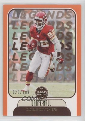 2021 Panini Legacy Legends Orange 28/199 Dante Hall #115 n0c