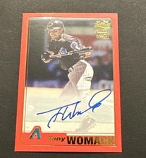 2017 TOPPS ARCHIES TONY WOMACK ORANGE FAN FAVORITES ON-CARD AUTO #’d 16/25!