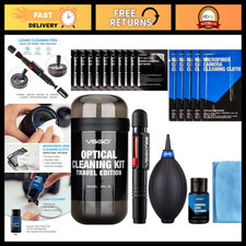 Camera Lens Cleaning Kit - Portable Optical Cleaner for DSLR, Mirrorless  More