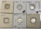 48 SILVER ROOSEVELT DIMES  .90 % SILVER MIXED DATES & Mint Mark Lot