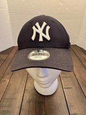 MLB New York Yankees New Era 9FORTY Core Classic Adjustable Hat Black Youth EUC