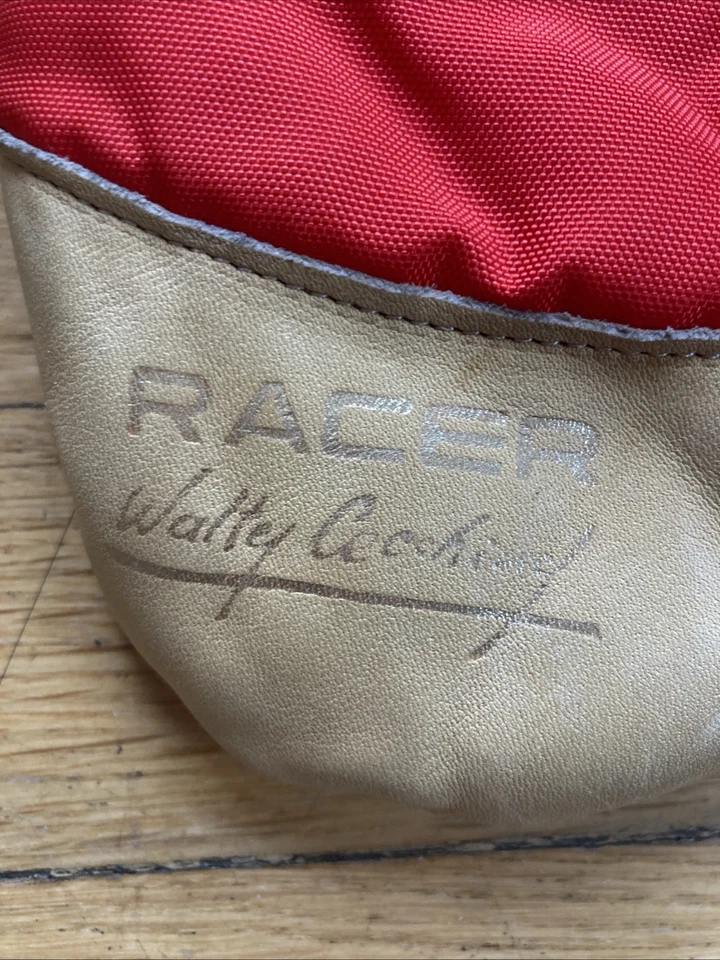 Racer Leather Red & Nylon Men’s Gloves Mittens Winter - Image 2 of 4