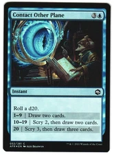 Contact Other Plane Foil 52 AFR C Adventures in the Forgotten Realms MTG