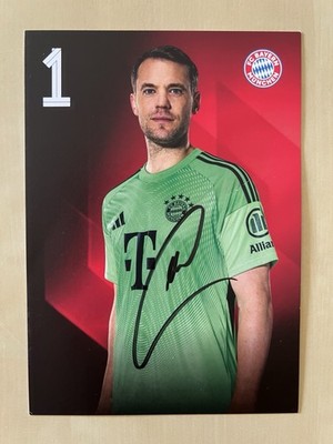 Manuel Neuer 1. AK FC Bayern München 2025-26 original signiert MIT QR-CODE