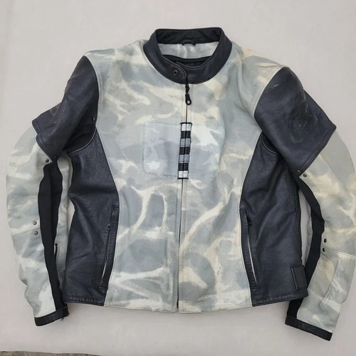 Genuine Shift Motorcycle Street Leather Jacket. Size XL image 2