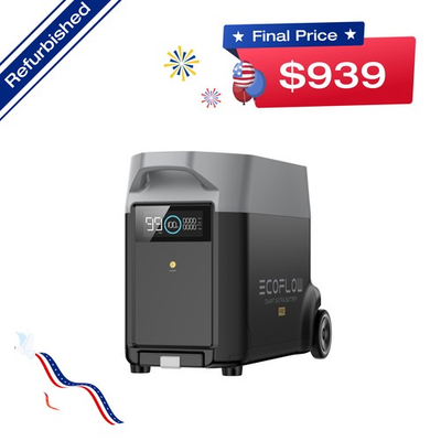 #ad EcoFlow DELTA Pro Generator Extra Battery 3600Wh LFP Certified Refurbished $1173.75