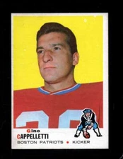1969 TOPPS #172 GINO CAPPELLETTI EXMT PATRIOTS *X65457