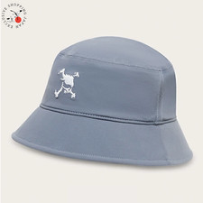 Oakley Golf Men's Skull Bucket Hat 25.0 Cap 2025 New Adjustable Logo Blue Tar