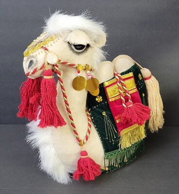Decorative Camel Plush Souvenir Kazakhstan 14 x 12 x 6.25