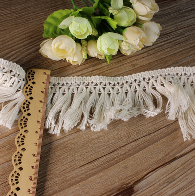 4 Yards Vintage Quaste Spitze Hochzeit Braut Kleidung Zubehör Trim Handwerk DIY