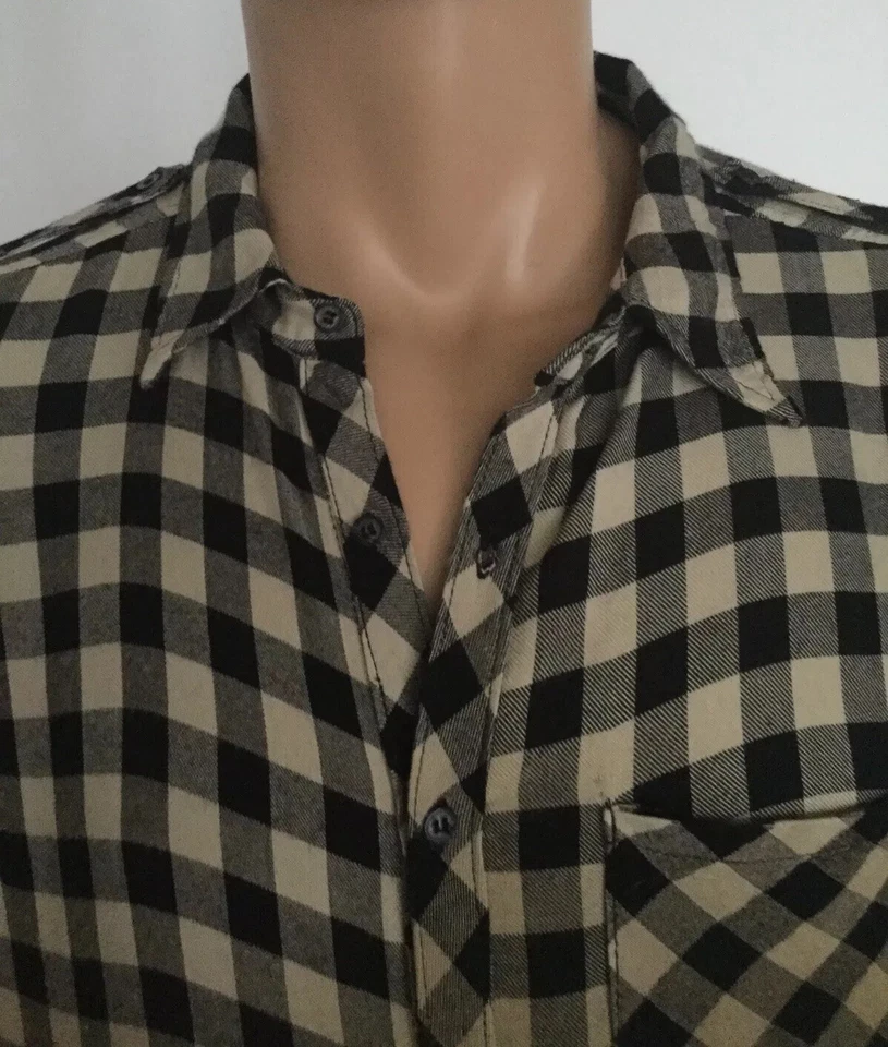 Camisa a cuadros de manga larga Fidelity Denim para hombre talla XL Foto 2 de 4