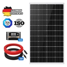 200W 12V Monocrystalline Solar Panel Off Grid Power for RV Camping Boat Caravan