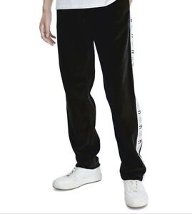 tommy hilfiger logo tape joggers