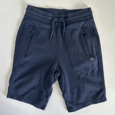 Gap Boys Navy Blue Corded Waist Zipper Pockets Sweater Athletic