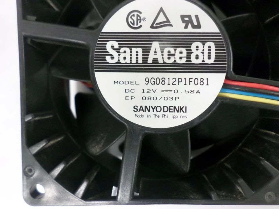  San Ace 80 Fan 9G0812P1F081 80x80x38mm 5-pin DC12V - Image 2 of 4