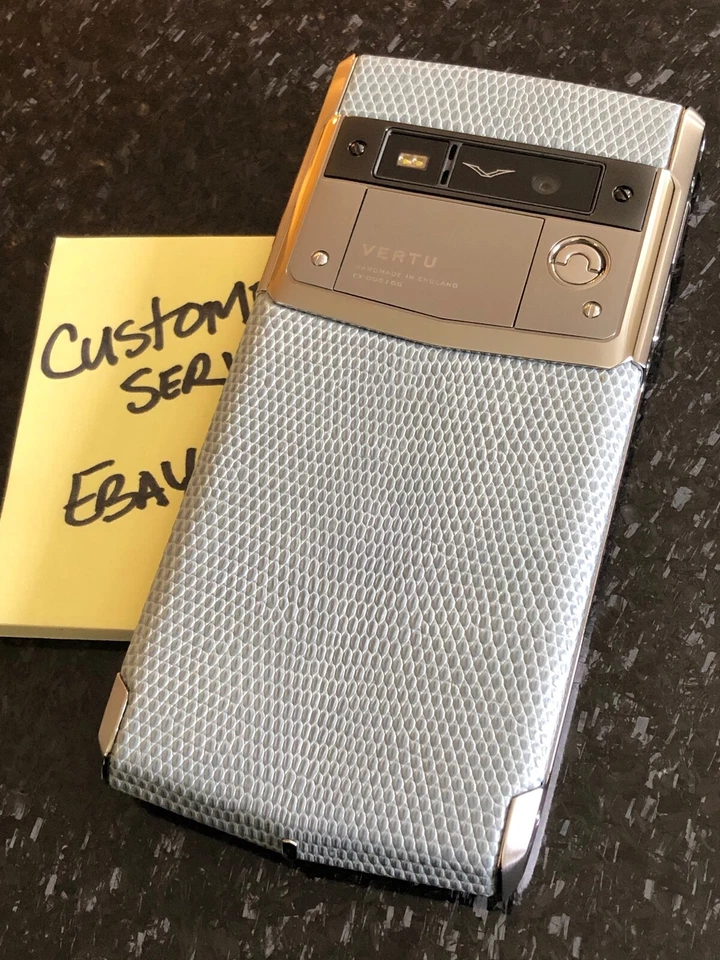 Genuine Brand NEW Vertu Signature Touch Seaspray Lizard Extremely RARE Exotic!   - Image 2 of 3