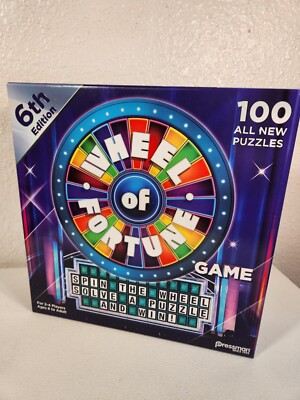 NEW Wheel of Fortune Game: 6th Edition - Spin The Wheel, Solve A Puzzle - SEALED